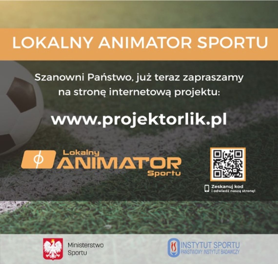 Projekt „Lokalny Animator Sportu 2020”. Boisko Orlik w Szczuce – zakwalifikowane  