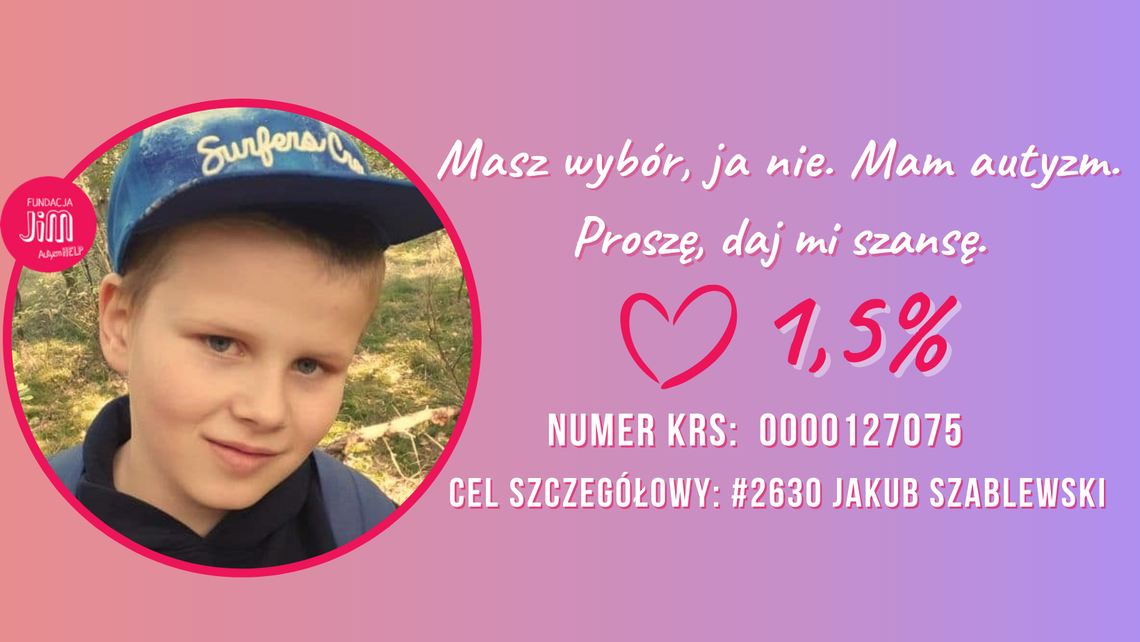 Przekaż 1,5 proc.  Pomóż innym