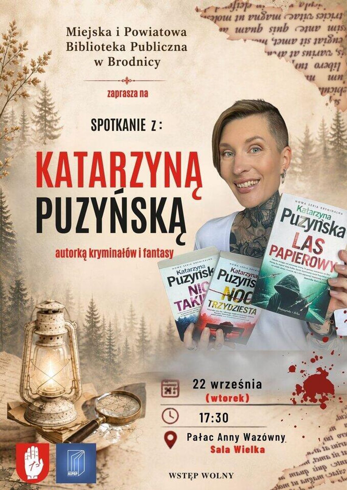 Spotkanie autorskie z Katarzyna Puzyńską Spotkanie autorskie z Katarzyna Puzyńską