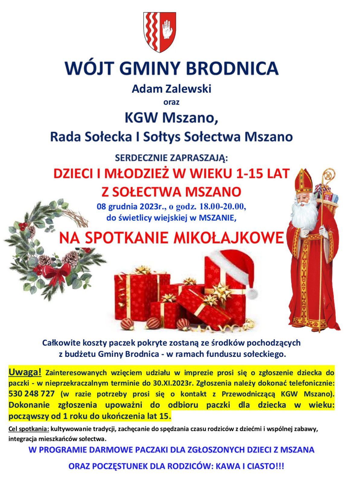 Spotkanie Mikołajkowe w Mszanie