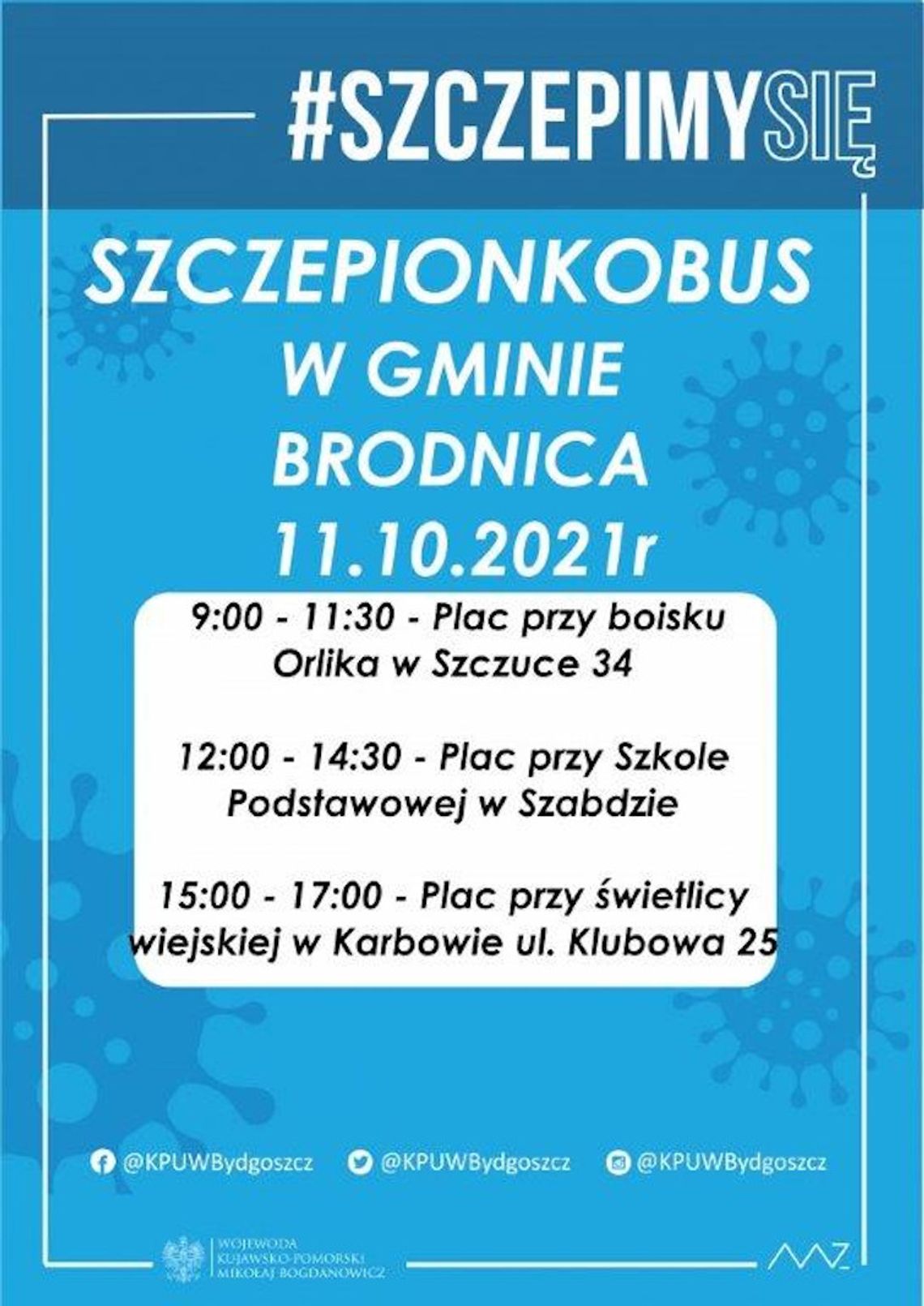 Szczepionkobus w Gminie Brodnica