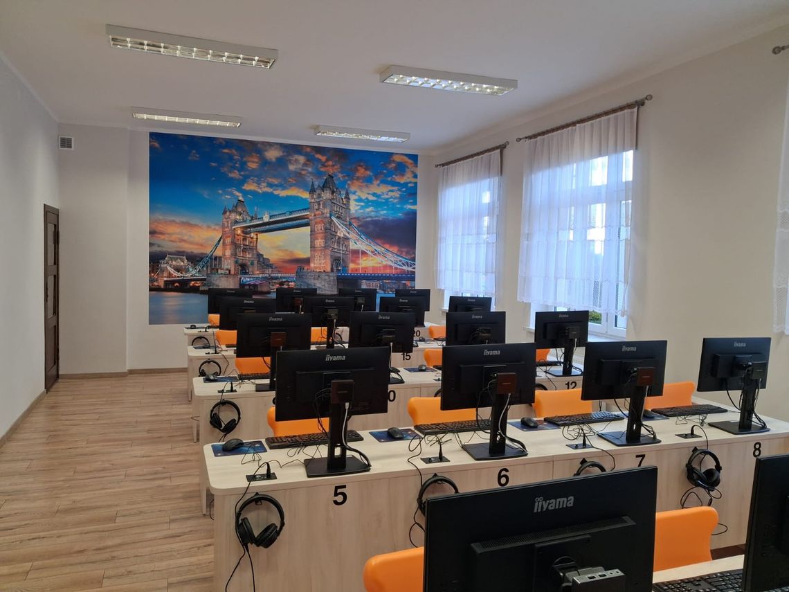 Szkoła zyskała nową salę językową Szkoła zyskała nową salę językową