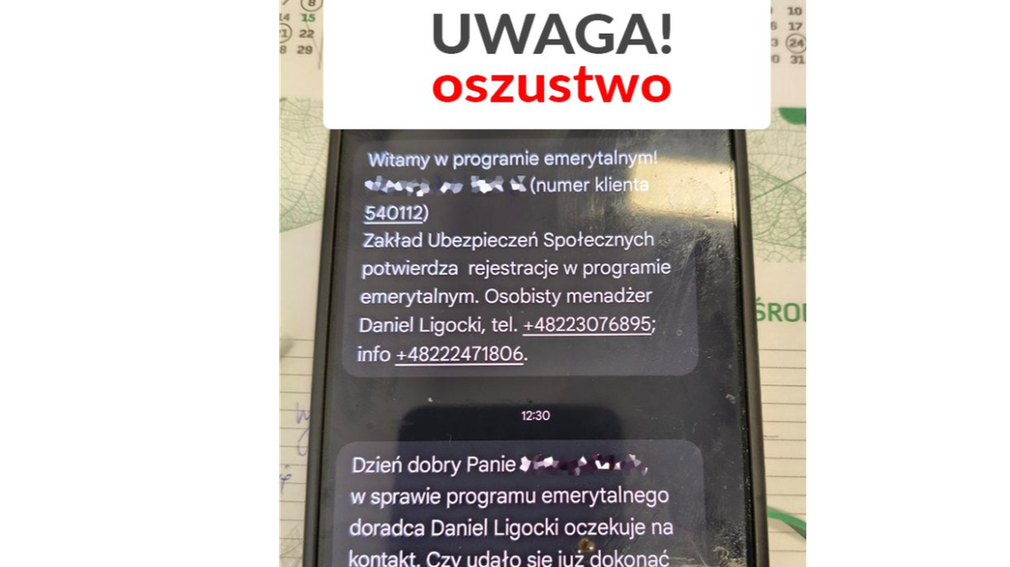Uwaga oszuści