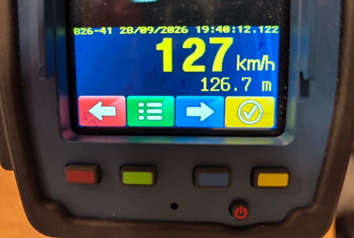 Wiadomości Przekroczył prędkość o 57 km/h Wiadomości Przekroczył prędkość o 57 km/h