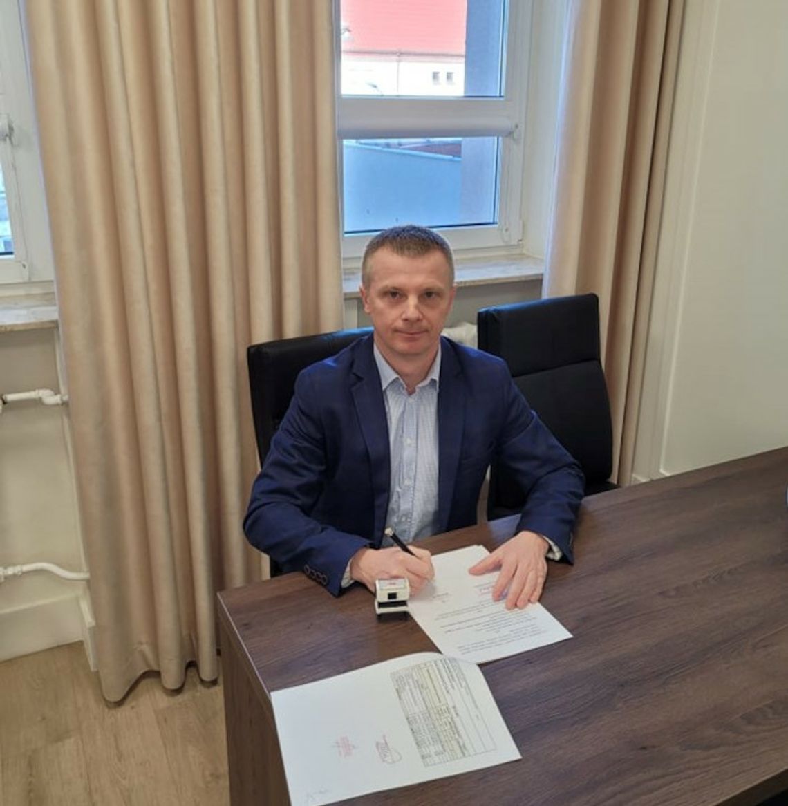 Wiata i parking w Szczuce 