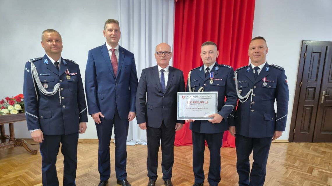 Wsparcie dla brodnickiej policji