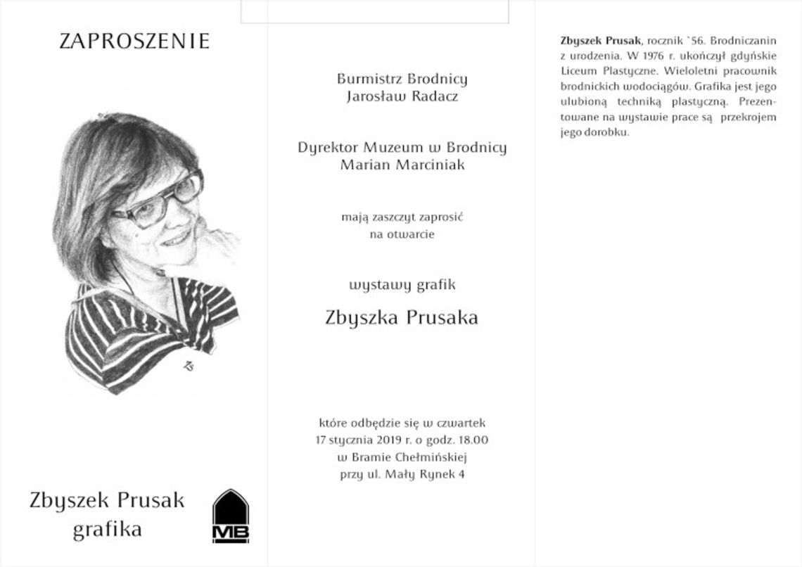 Wystawa grafik Zbyszka Prusaka