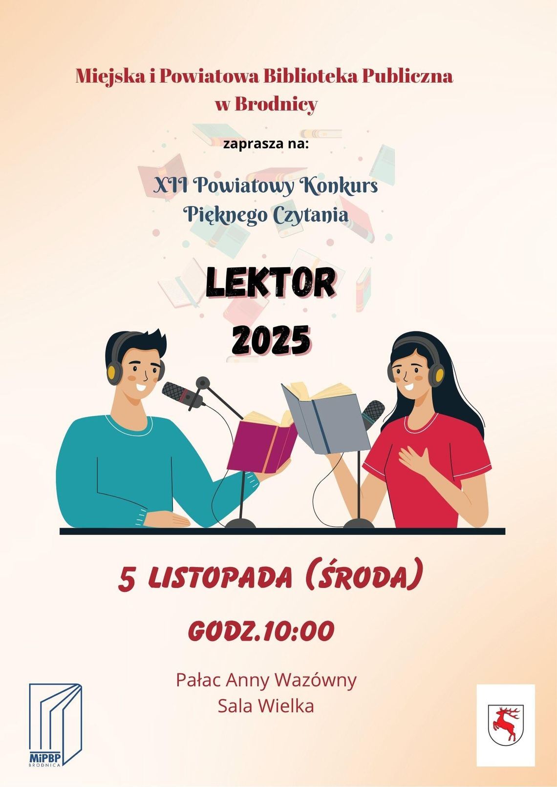 XII edycja Powiatowego Konkursu Pięknego Czytania „Lektor 2025” XII edycja Powiatowego Konkursu Pięknego Czytania „Lektor 2025”